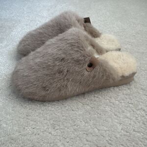 New Bearpaw Astrid Slippers Indoor/Outdoor Slip-Ons #3408W Size 9 Birch Women